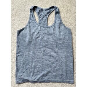 lululemon womens tank top Light Gray Blue Size 10
